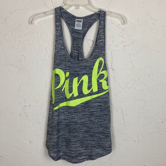 PINK Victoria's Secret Tops - Pink Victoria secret Gray tank top M